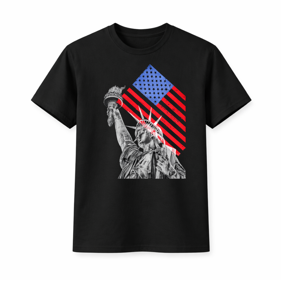 "Liberty Flag" Graphic T-Shirt