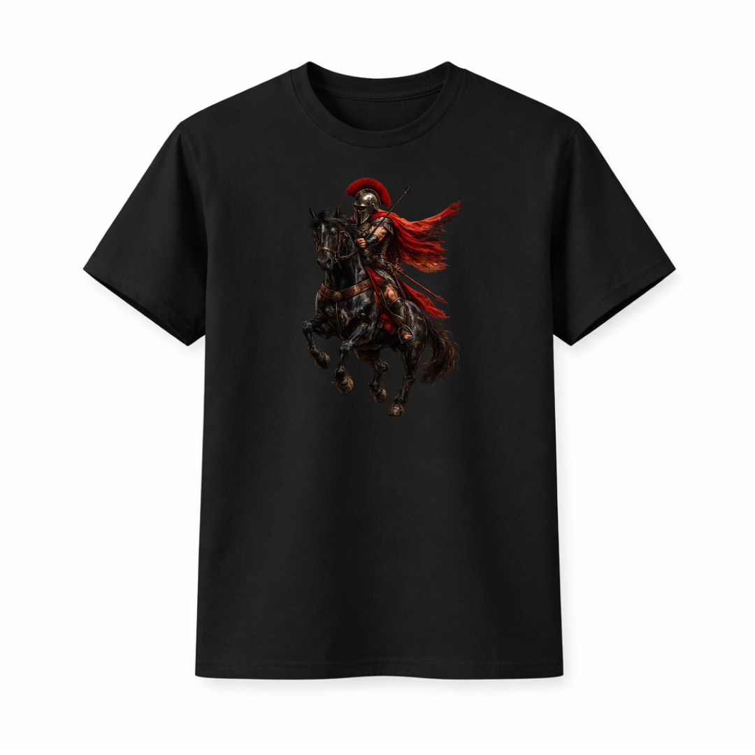 "Spartan Rider" Graphic T-Shirt
