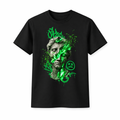 "Neon Ruin" Statue Graphic T-Shirt