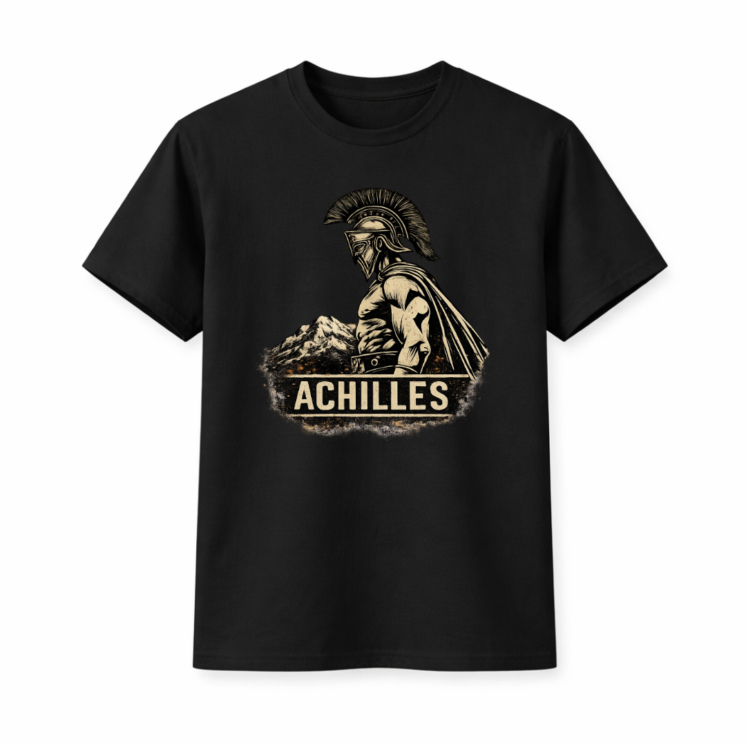 "Achilles Warrior" Graphic T-Shirt