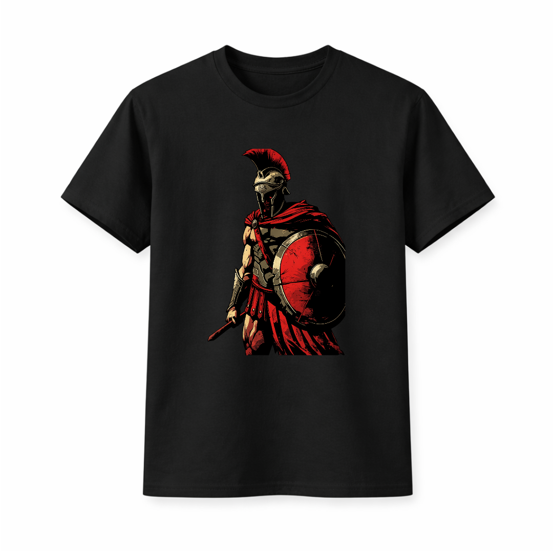 "Spartan Warrior" Graphic T-Shirt