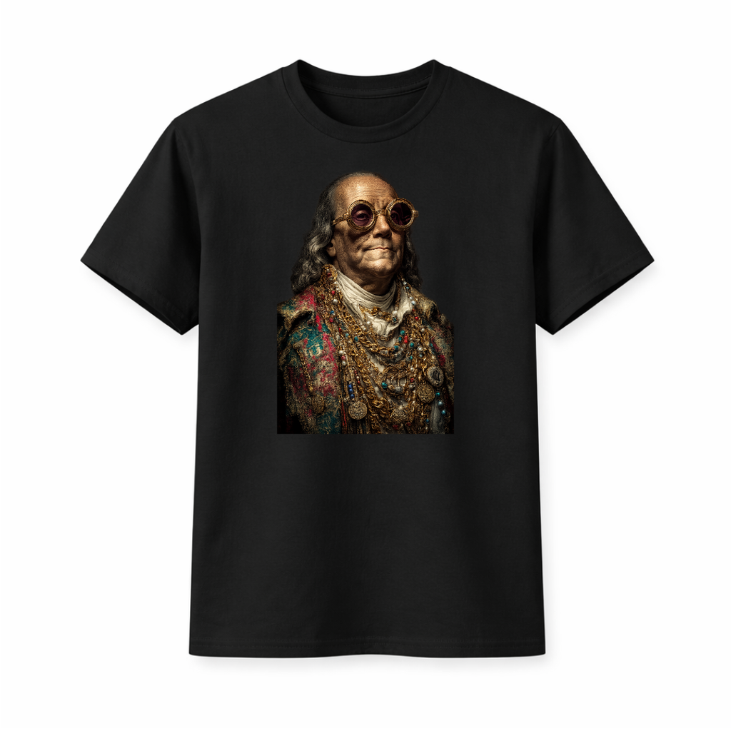 "Franklin Gold" Street Graphic T-Shirt