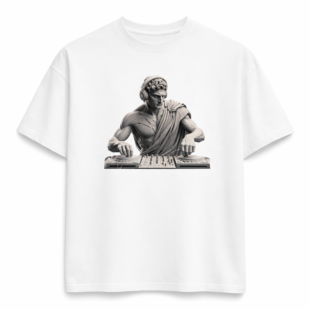"DJ Apollo" Minimal Graphic T-Shirt