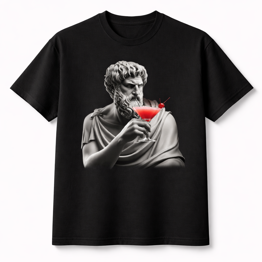 "Philosopher Martini" Graphic T-Shirt