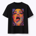 "Psychedelic Portrait" Graphic T-Shirt
