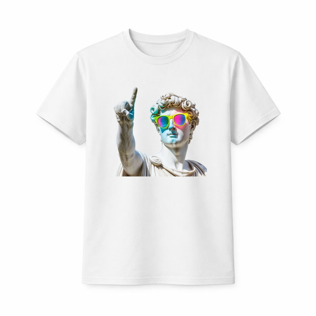 "First Neon David Pop" Graphic T-Shirt
