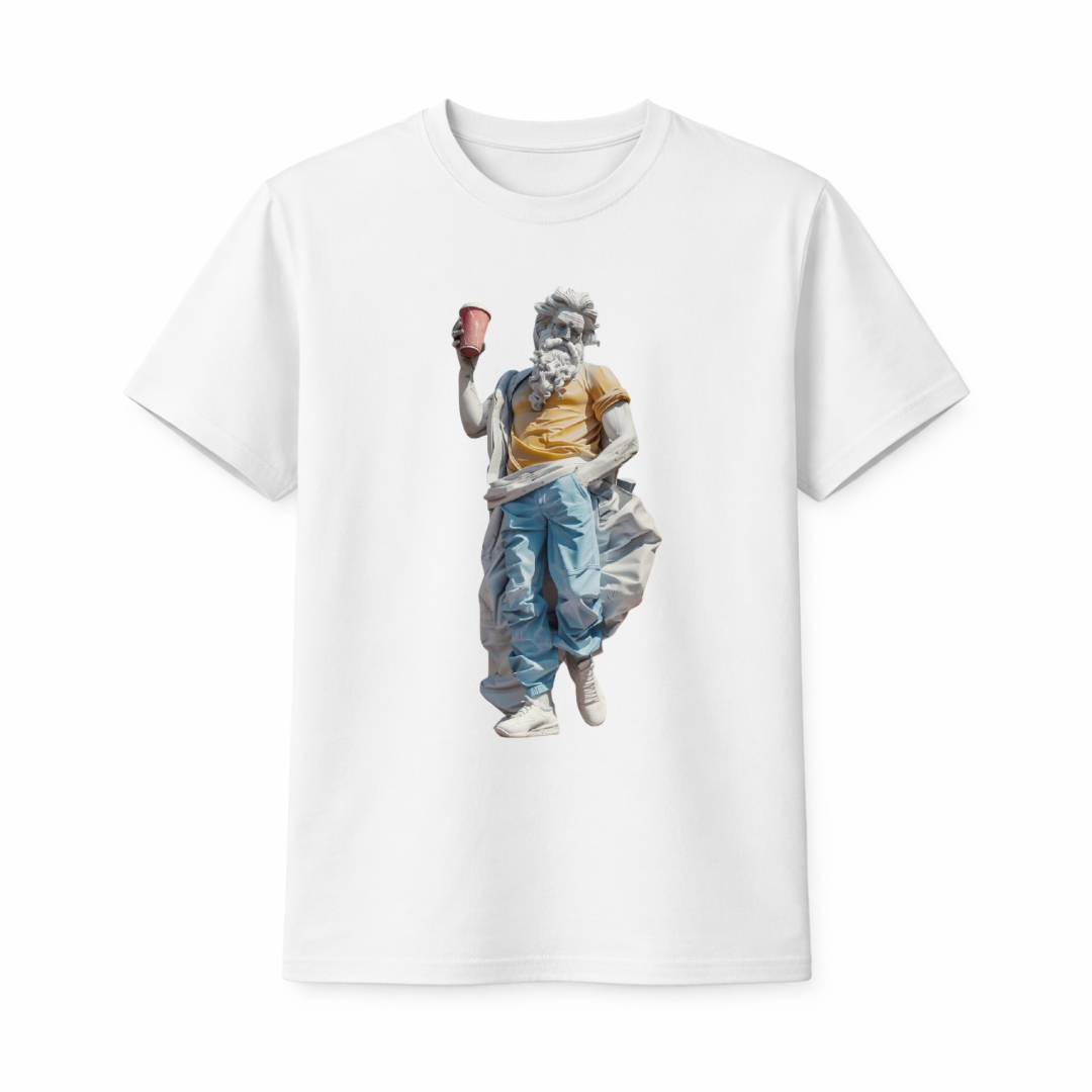 "Street Zeus" Casual Graphic T-Shirt