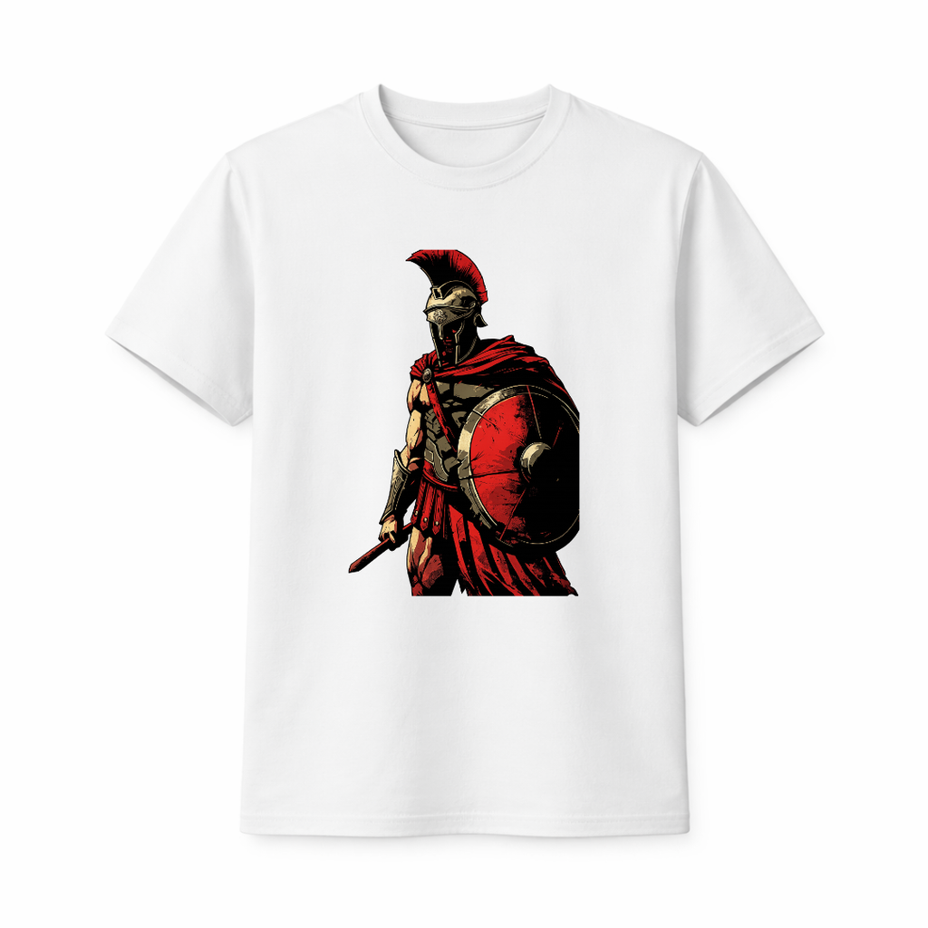 "Spartan Warrior" Graphic T-Shirt