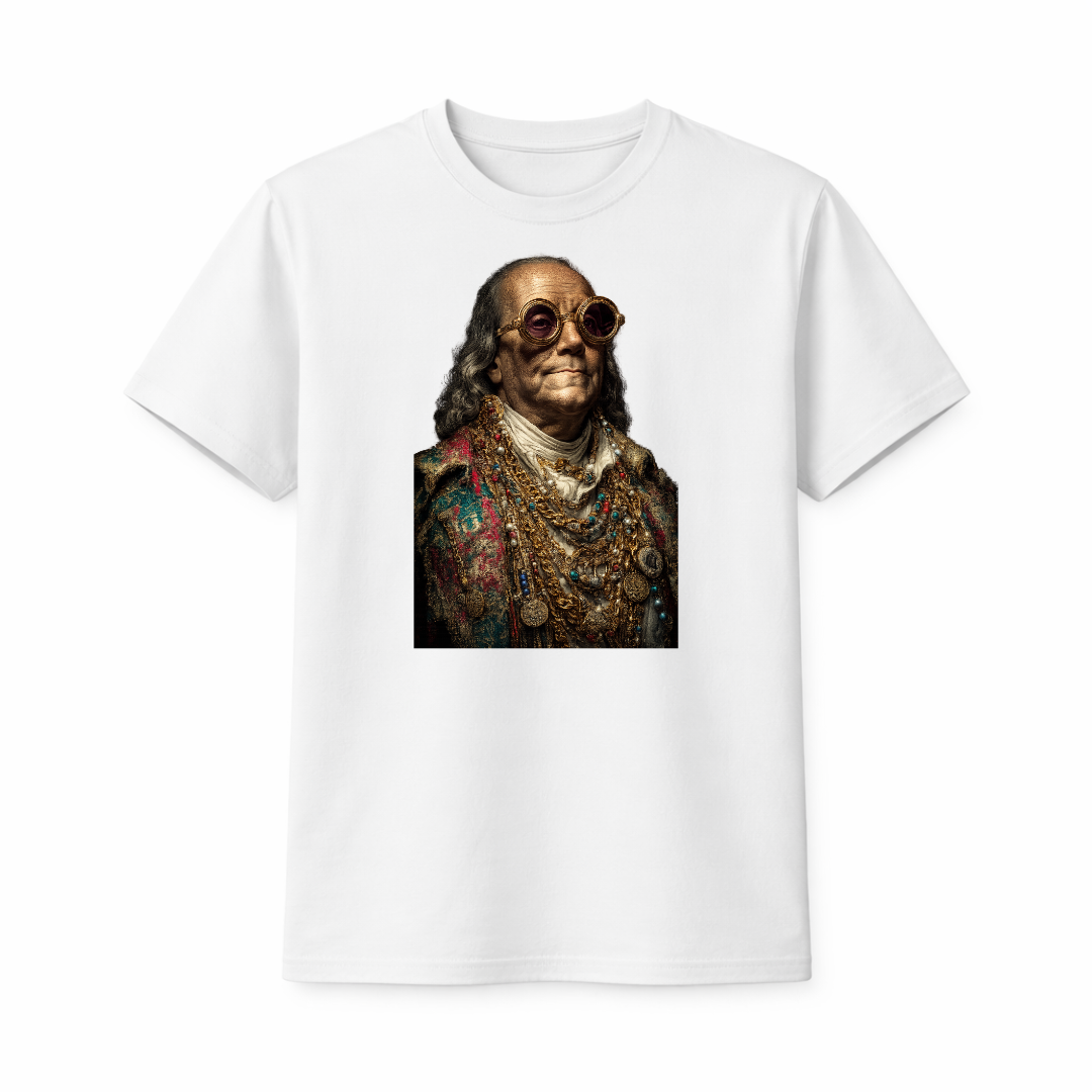 "Franklin Gold" Street Graphic T-Shirt