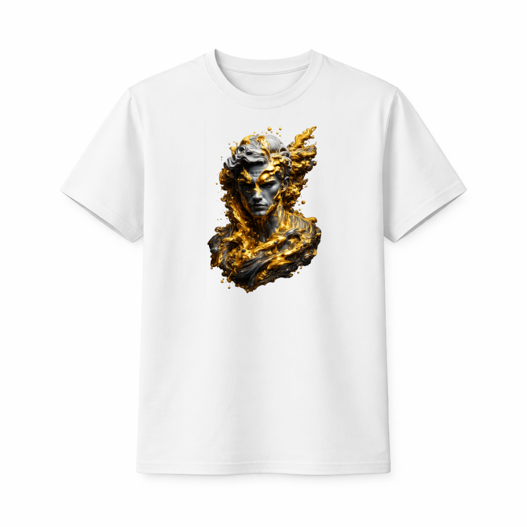 "Golden Fury Bust" Graphic T-Shirt