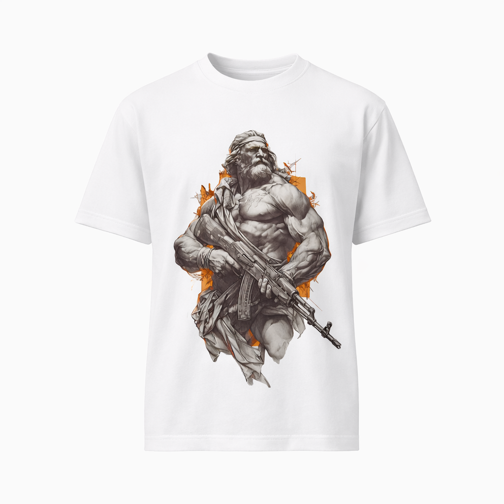 "Warrior Zeus" Graphic T-Shirt