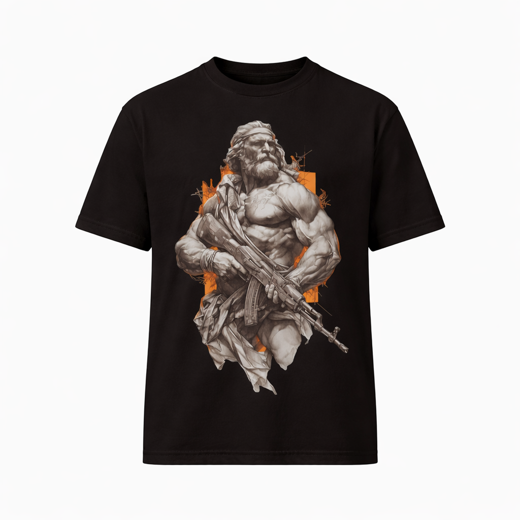 "Warrior Zeus" Graphic T-Shirt